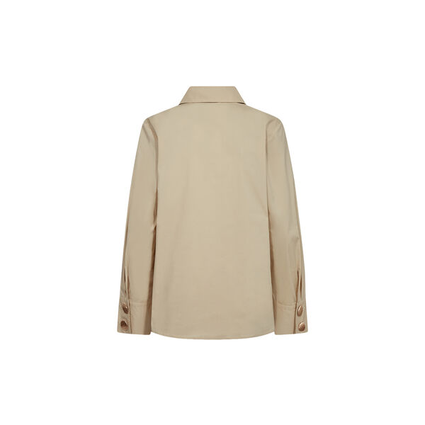 PD-Tulip Poplin Button Shirt, oyster white, Pieszak