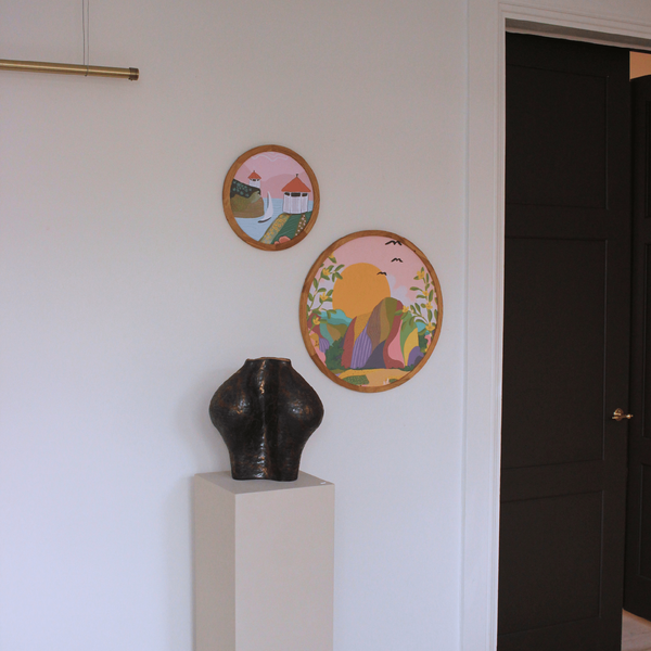 Farvet bjerg, Papirv&aelig;rk