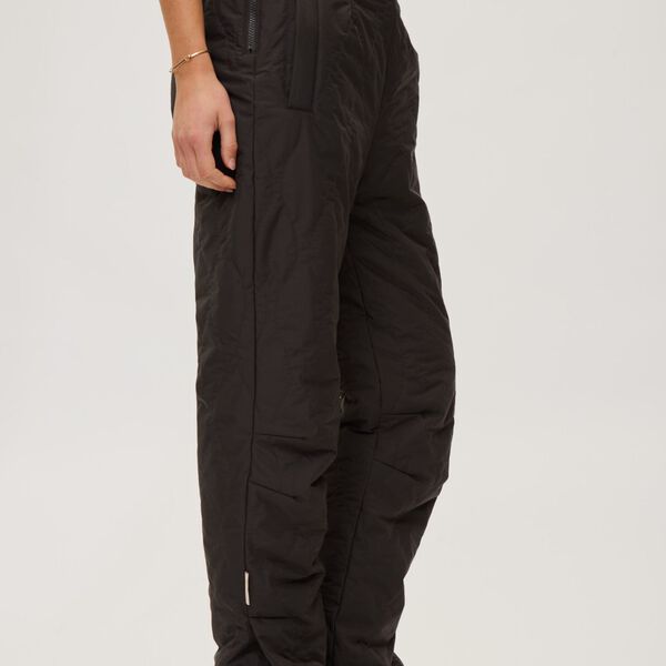 Quilted Trousers Field, almost black, Rethinkit
