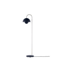 Flowerpot VP12 Floor Lamp, steel blue, &Tradition