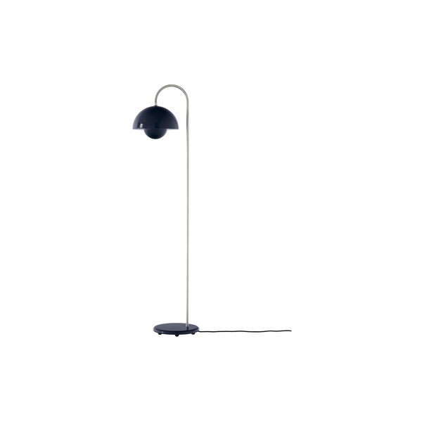 Flowerpot VP12 Floor Lamp, steel blue, &Tradition