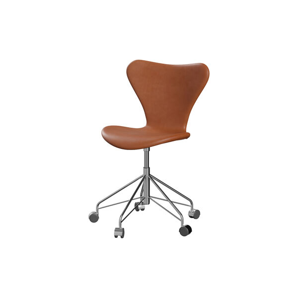 Serie 7&trade; 3117 fuldpolstret kontorstol, Grace Walnut, Fritz Hansen