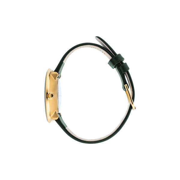 City Hall Evergreen armbåndsur, green/gold/green, Arne Jacobsen Watches