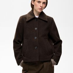 HendrixIW Short Jacket, chocolate brown, InWear