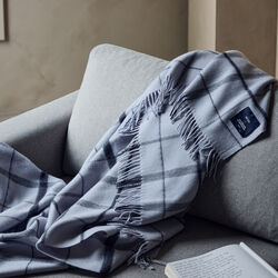 Warp and Weft plaid, 02105 stable - concrete/midnight, Silkeborg Uldspinderi