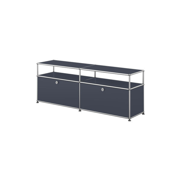 USM Haller | Model O2 | Anthracite | TV-m&oslash;bel, USM Haller