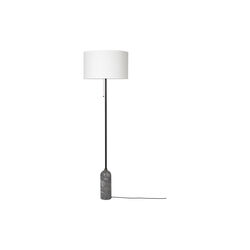 Gravity Floor Lamp, grey marble/white, GUBI
