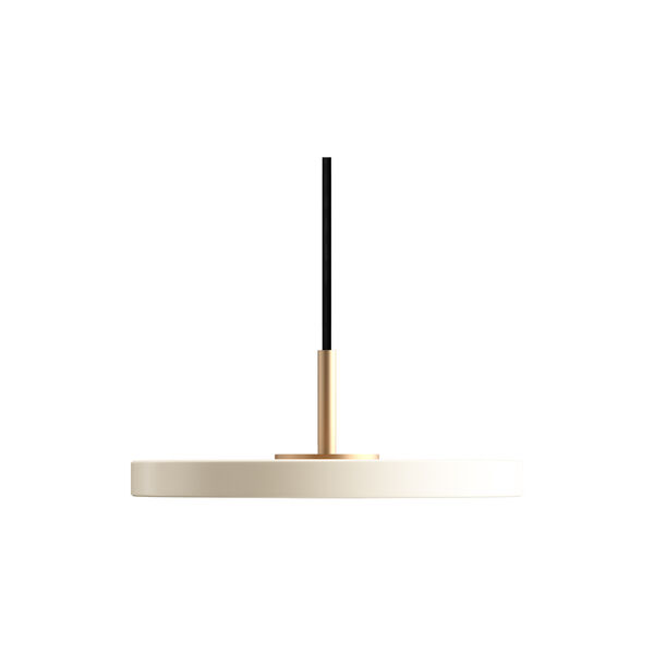 Asteria Micro Pendant, pearl white/brass, UMAGE