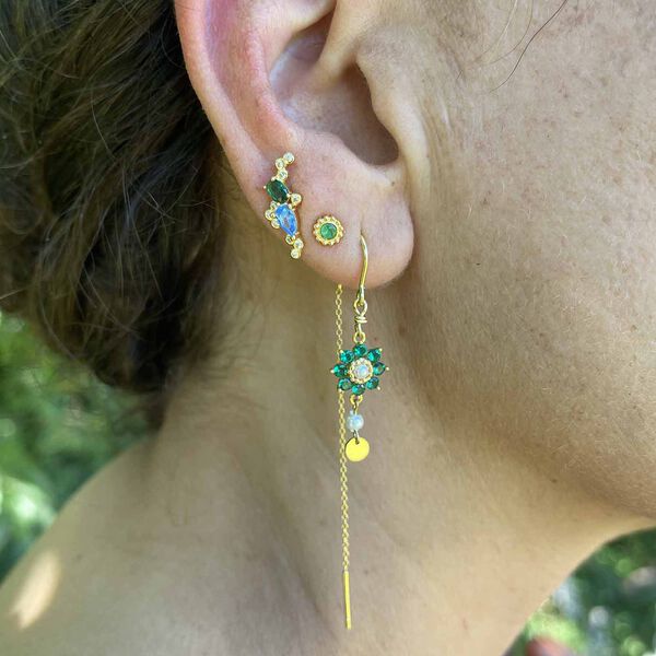 Ramona Ørestikker, green, Nuni Copenhagen