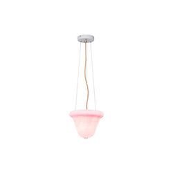 Neo Pendant Light, textured white/strawberry, Original BTC