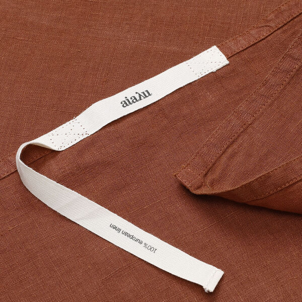 Linen Kitchen Towel, terracotta, Aiayu