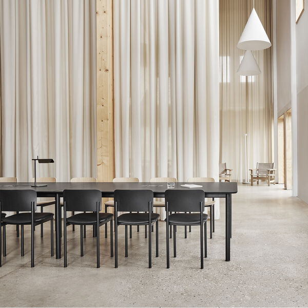 Plan Chair Fully Upholstered, black/Omni 301, Fredericia Furniture