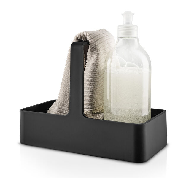 Sink caddy, black, Eva Trio