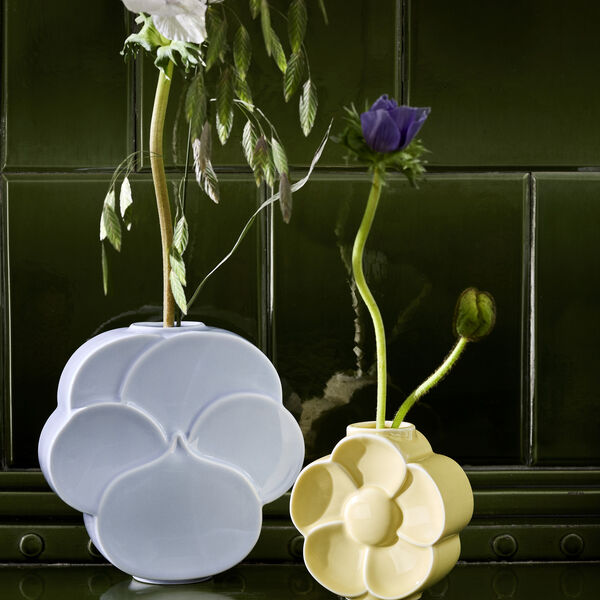 Flower Vase Stedmoderblomst, Lyngby Porcel&aelig;n