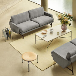 Lissoni™ PL112 sofa, dark blue 1155, Fritz Hansen