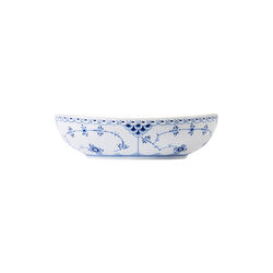 Musselmalet Halvblonde oval sk&aring;l 75 cl, Royal Copenhagen