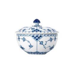 Musselmalet Helblonde sk&aring;l med l&aring;g 35 cl, Royal Copenhagen