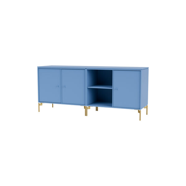 SAVE lav sk&aelig;nk med ben i messing, 154 azure, Montana Furniture