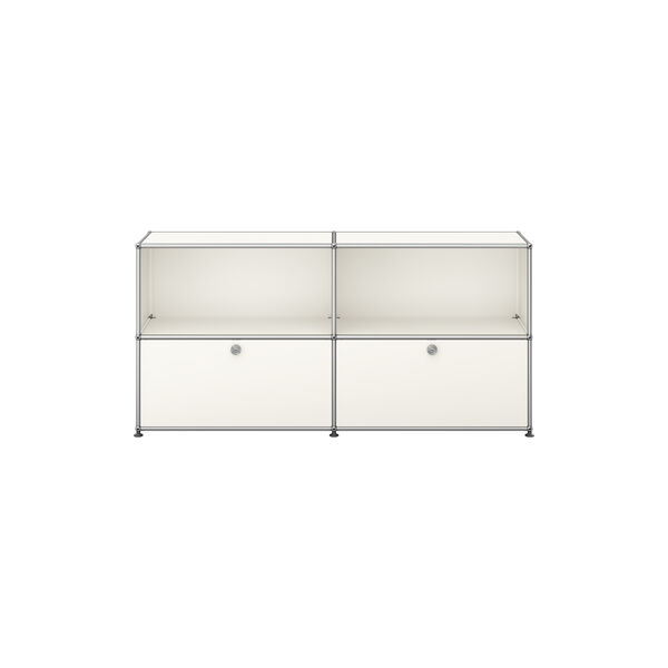 USM Haller | Model C2 | Pure White | Sk&aelig;nk, USM Haller