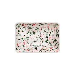 Helle A7 tallerken, pink-green, Iittala