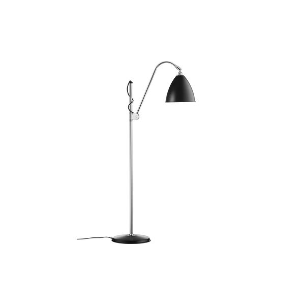 Bestlite BL3 M Floor Lamp, black semi matt/chrome Bestlite BL3 M Floor Lamp, black semi matt/chrome, GUBI