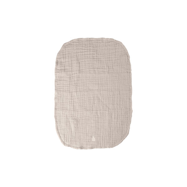 Pusleunderlag muslin, beige, Sebra