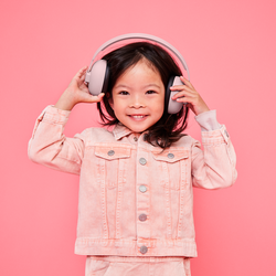 Hush beskyttende h&oslash;rev&aelig;rn, dusty rose, Kreafunk