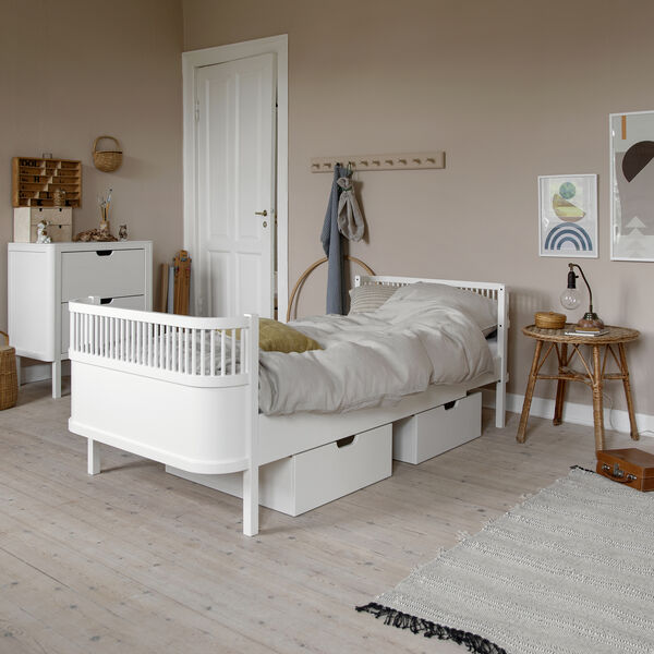 Sebra sengen Junior & Grow, classic white, Sebra