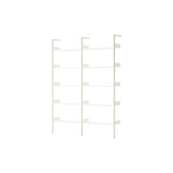 Rombe IF1 & IF4 Shelving System Configuration A, alabaster Rombe IF1 & IF4 Shelving System Configuration A, alabaster, &Tradition