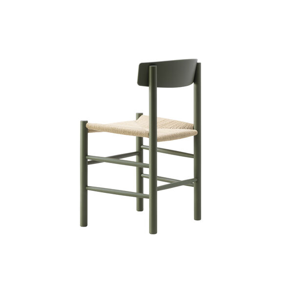 J39 Mogensen stol, khaki green/natur, Fredericia Furniture