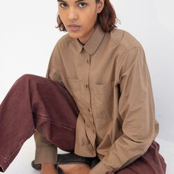 HANNIE DK14-263 Blouse, camel, PROJECT AJ117