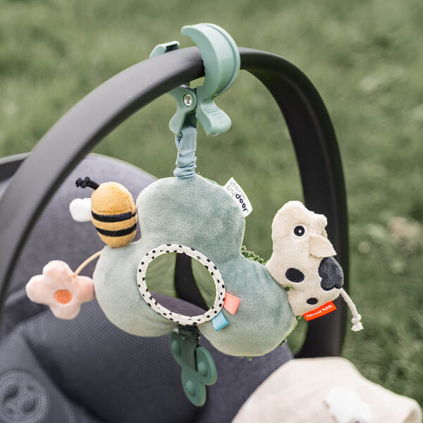 Tiny farm aktivitetsspejl med clip, green, Done by Deer