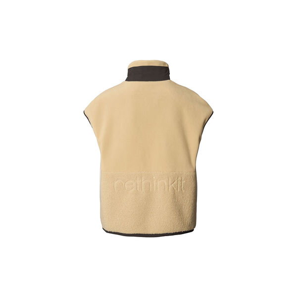 Fleece Gilet Terra, sandshell, Rethinkit