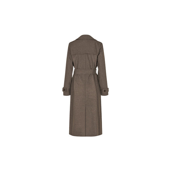 ShayMD coat, chocolate chip melange, Modstr&ouml;m