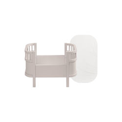 Dukkeseng med madras, rose, Sebra