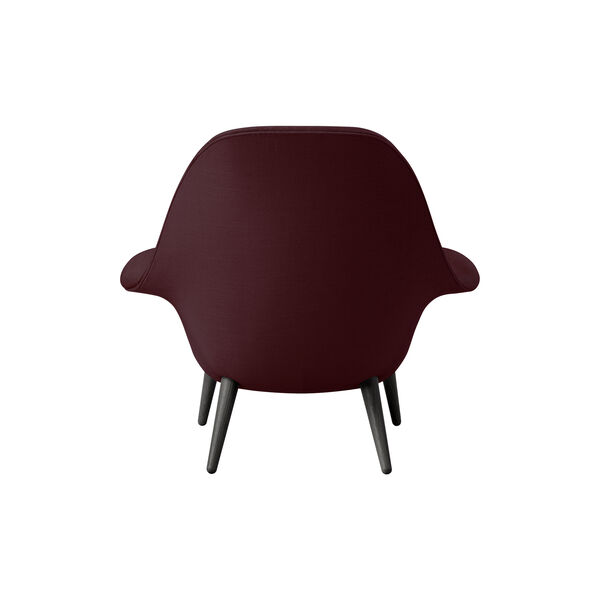 FF1770 Swoon Lounge Chair, Sunniva 662/sortlakeret eg FF1770 Swoon Lounge Chair, Sunniva 662/sortlakeret eg, Fredericia Furniture