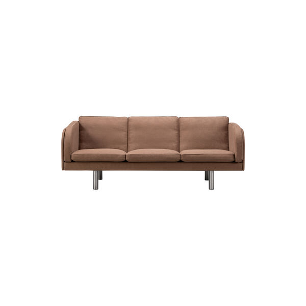 JG 3-pers. sofa, Grand Linen 4803/stål, Fredericia Furniture