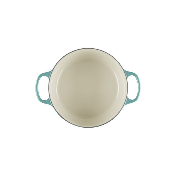 Signature rund gryde &Oslash; 24 cm, bleu riviera, Le Creuset
