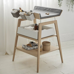 Puslehyndebetr&aelig;k til Leander Linea&trade; puslebord, cool grey, Leander