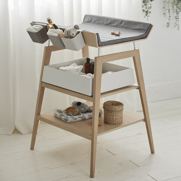 Puslehyndebetr&aelig;k til Leander Linea&trade; puslebord, cool grey, Leander