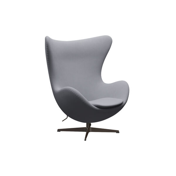 &AElig;gget&trade; 3316 loungestol, Christianshavn 1170 light grey uni/brown bronze, Fritz Hansen