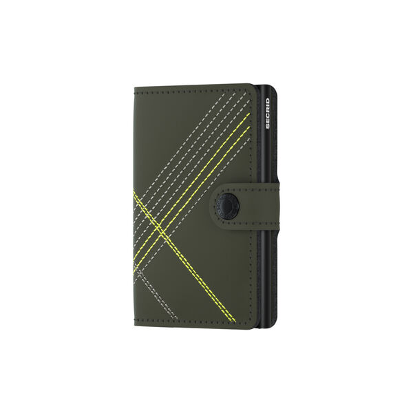 Miniwallet, stitch lime, Secrid