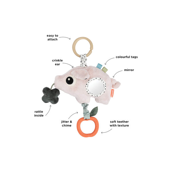 Pigee aktivitets- og sanselegetøj, powder, Done by Deer