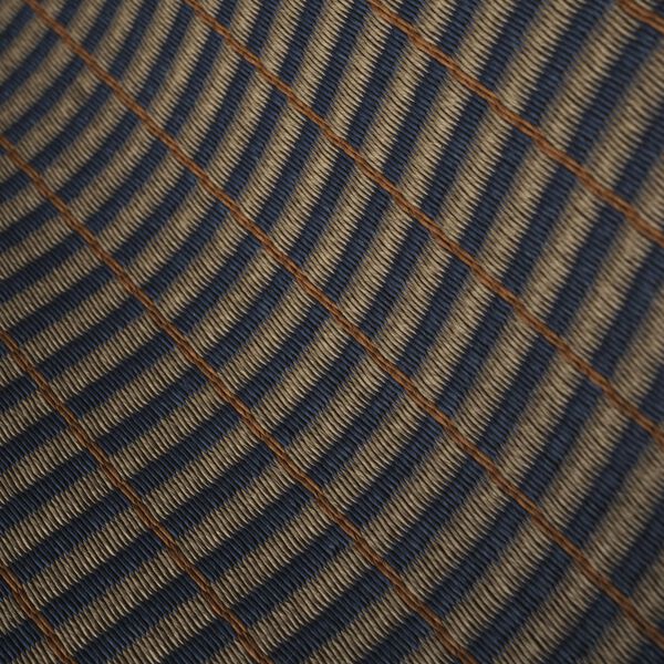 Esplanadi Rug, nutria/dark blue/brown, Woodnotes