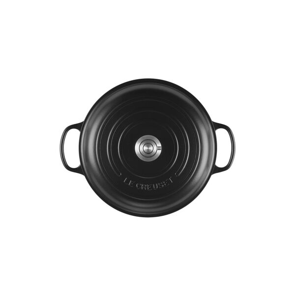 Signature st&oslash;bejern buffetgryde | 30 cm | Matte Black, Le Creuset