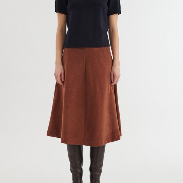 Millu Skirt, tortoise shell, Basic Apparel
