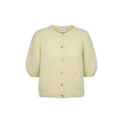 Susan Kort&aelig;rmet Cardigan, light yellow, Americandreams