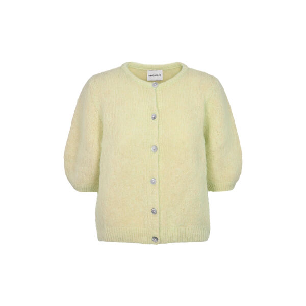 Susan Kort&aelig;rmet Cardigan, light yellow, Americandreams