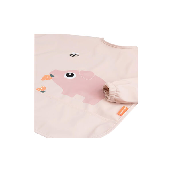 Tiny Farm hagesmæk med ærmer og lomme, powder, Done by Deer