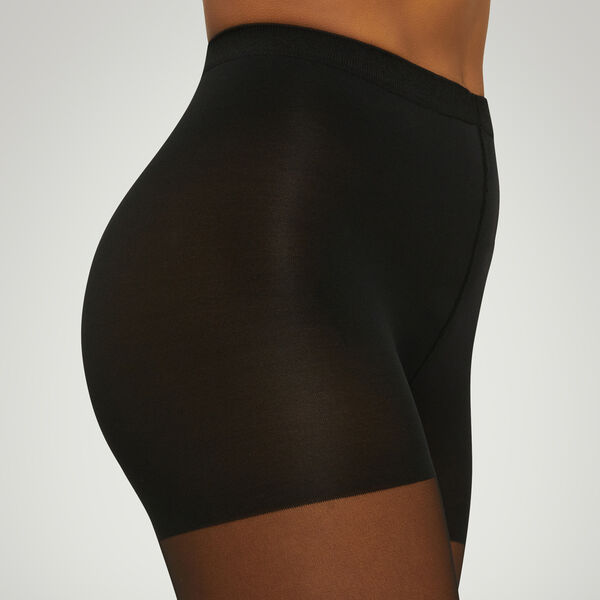 Individual 10 control top Tigh, black, Wolford
